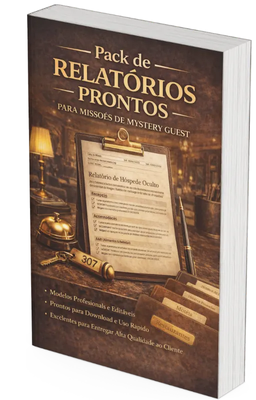 Pack de Relatórios Prontos para Missões de Mystery Guest